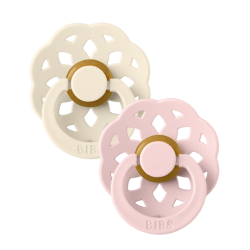 BIBS Boheme, Ivory/Blossom, 2 бр. Биберони 6-18 месеца/240107/
