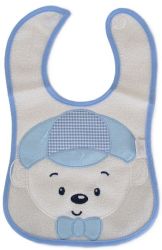 CANGARO Лигавник хавлиия + найлон Maiky, с велкро ,син 111724