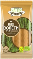 BIO NATIRE БИО ПЪЛНОЗЪРНЕСТИ СОЛЕТИ ОТ РЪЖ 45гр.