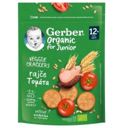 GERBER  Organic Крекери пшеничени с домат 12+ мес.  100 гр. 