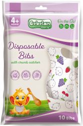 BEBELAN ON THE GO! Лигавници за еднократна употреба 10 бр.