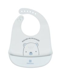 KIKKA BO Лигавник силиконов Bear with me син 31303030044