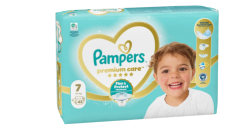 Pampers Premium Care – Еднократни пелени, Размер 7 (15+кг.) 42бр./пак.