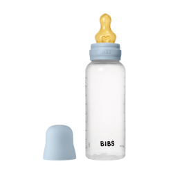 BIBS Бебешка Бутилка  Baby Blue 270мл Среден Поток Каучук 5017231
