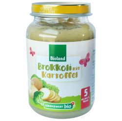 HOLLE BABY FOOD AG Био пюре броколи и картоф 190г.LEBENSWER