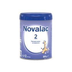 NOVALAC  2 преходно мляко 6-12 мес., 800 g
