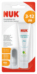 NUK Комплект за почистване на бебешки венци и зъбки 256.396