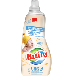 SANO MAXIMA  Baby Hypoallergenic ГЕЛ за пране , 1,5 литър, 60 пранета