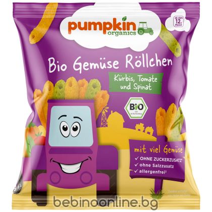 PUMPKIN ORGANICS Био пръчици зеленчукови 20г.