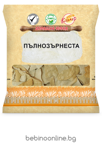 КРАМАС Домашна юфка  ПЪЛНОЗЪРНЕСТА - 200g