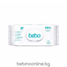 БЕБО Мокри кърпи  99% вода – 72 бр.капак