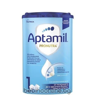 APTAMIL Pronutra 1 Мляко за кърмачета 0-6 мес. 800 г