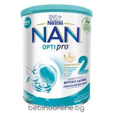 NESTLE NAN  OPTIPRO 2 Преходно мляко 6+ мес. 400 г