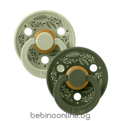 BIBS Биберони BIBS COLOUR Holiday Leaf, Каучук, 6-18 месеца код 12027101