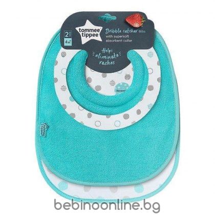 TOMMEE TIPPEE   Двустранен мек хавлиен  лигавник 0м+, 2 бр. TT.0229