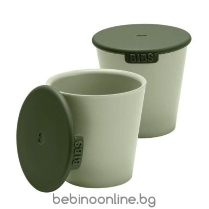 BIBS Бебешки Сет Чаши с Капак  Sage BIBS код 4310250