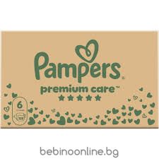 Pampers Premium Care – Еднократни пелени, Размер 6 (13–18 кг), 128 бр./кашон