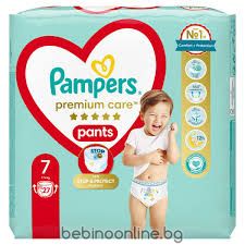 Pampers Premium Care –Еднократни гащички,Размер  7 (17кг.+) ,27 бр./пак.