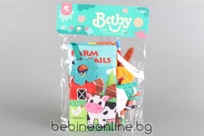 ВЕГА ТОЙС  Мека бебешка текстилна книжка   код 200776226