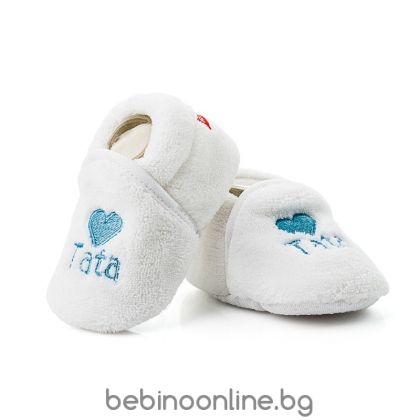 ATTRACTIVE BABY Меки бебешки буйки -пантофки МАМА/ТАТЕ Модел:BFU008