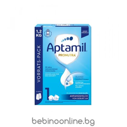 APTAMIL Pronutra Адаптирано мляко за кърмачета от  0 м. до  6м.  1.200 кг.