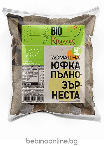 KRAMAS  Домашна юфка пълнозърнеста ПШЕНИЧНА - 200g