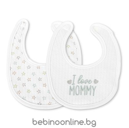 LORELLI Лигавник за новородено NATURAL 2бр.с велкро  зелен 10260280001