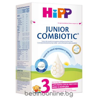 HIPP COMBIOTIC 3 преходно Мляко за малки деца 1+ год. 500г. 2097