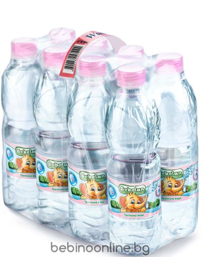  BEBELAN AQUA Вода 500 мл. в стек 7 + 1 бр. ПОДАРЪК