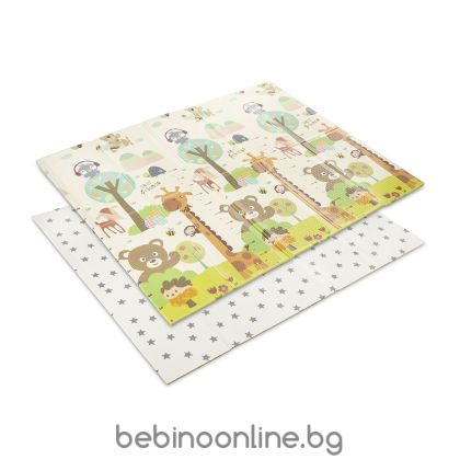 LORELLI Двулицево Детско ТЕРМО КИЛИМЧЕ за игра 180-200 см. ЗЕЛЕНО  10300490003