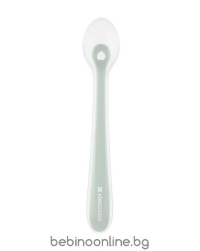 KIKKA BOO Лъжица силиконова 1бр зелена 31302040178