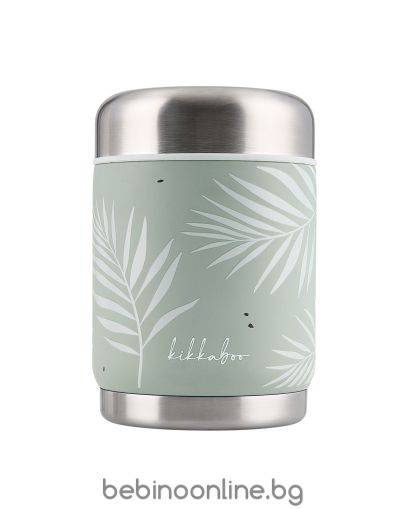 KIKKA BOO Термос за храна 400мл Flora Sage  зелен 31302030093