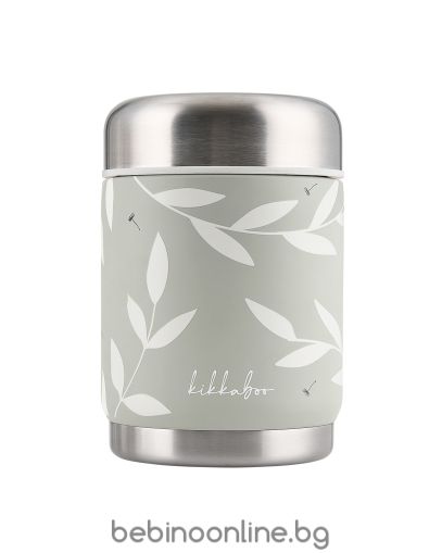 KIKKA BOO Термос за храна 400мл Flora Sand бежов 31302030091