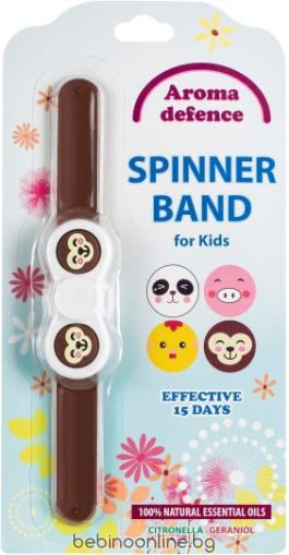 AROMA DEFENCE  Спинър гривна против насекоми за деца