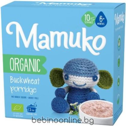 MAMUKO БИО Безглутенова каша от елда 6+мес. 200 г.