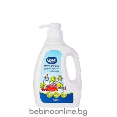 WEE BABY Течен препарат за измиване на съдове и плодове и зеленчуци 750 ml