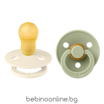 BIBS Биберони COLOUR, Ivory/Sage,  2 бр.18+ месеца 130241