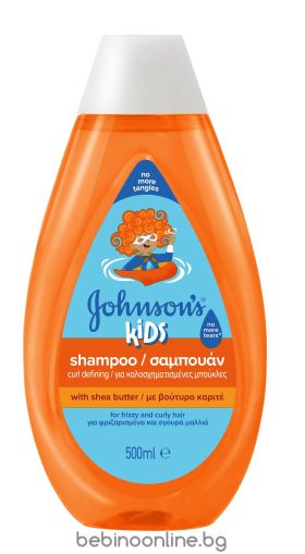 JOHNSON’S KIDS Шампоан оформящ къдрици, 500мл.