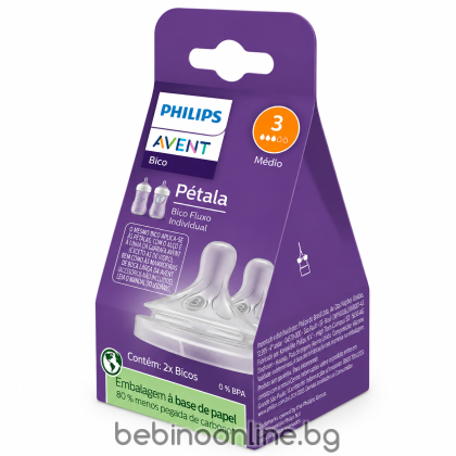 Philips Avent Биберон Natural Response - поток 3 капка /2 бр.