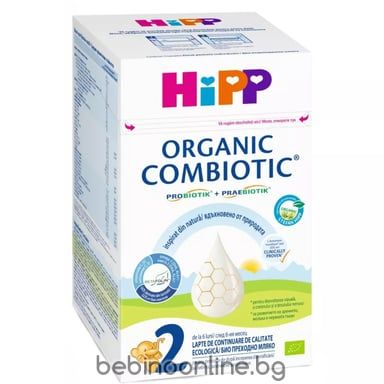 HiPP Organic Combiotic 2 Преходно мляко 6+ месеца х800 г