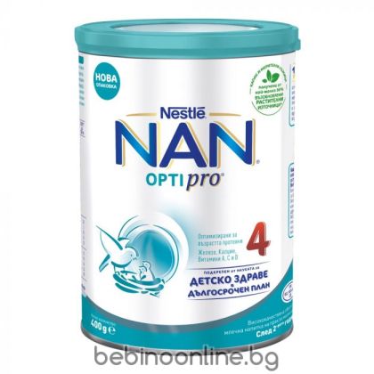 NESTLE  NAN OPTIPRO  4Мляко за малки деца 2-3 год. 400 г