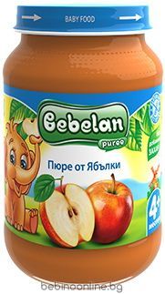 BEBELAN PUREE Ябълки  4+ мес. 190 г