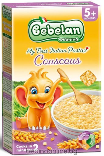  BEBELAN COUSCOUS Бебешка паста  5+ мес. 350 г