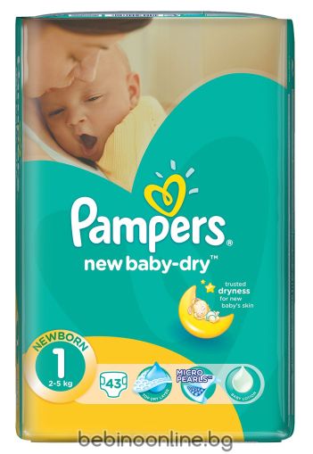 PAMPERS ACTIVE BABY 1 (2-5 кг)  43 бр.(VPP)