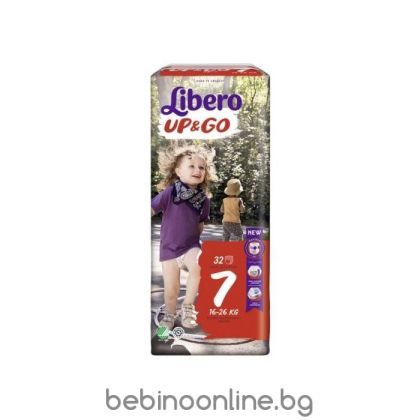  LIBERO UP&GO Пелени гащи 7-ца (16-26 кг) 32 бр. Jumbo pack