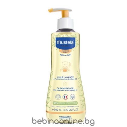 Mustela Душ-олио за суха кожа при бебета и деца 500 мл /4290/