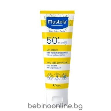 Mustela Слънцезащитен лосион за лице SPF50+ х40 мл  /6768/