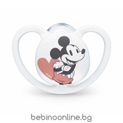 NUK Силиконова залъгалка 18м+ SPACE MICKEY     739.747