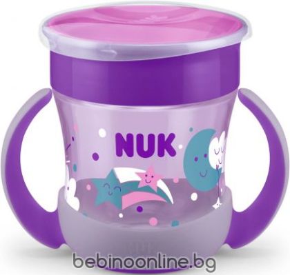 NUK NIGHT EVOLUTION MAGIC CUP Неразлив. чаша 160 мл 6+мес. 255.538