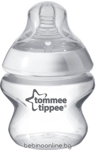 TOMMEE TIPPEE EASI-VENT РР Шише 150 мл с биберон 0+ мес.  0014